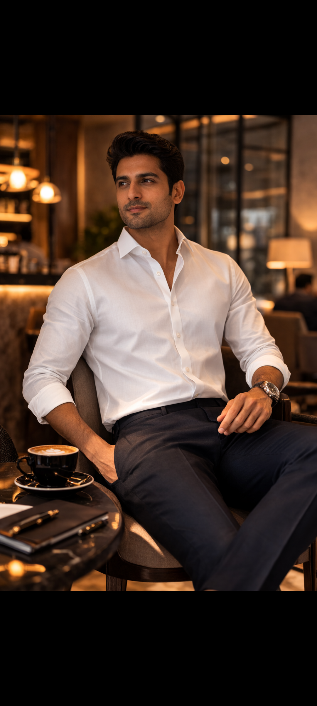 Royal Executive White Shirt – Custom Tailored